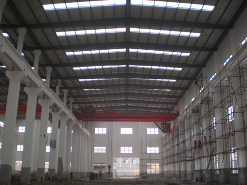 鋼結構工程（夾采光瓦式）