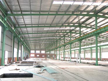 鋼結構廠房（保溫棉型內景）