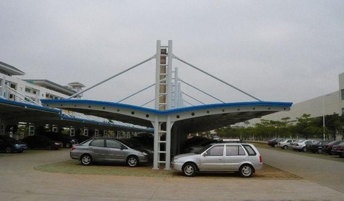 鋼結構車棚（雙向懸拉型）