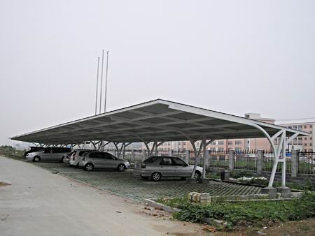 鋼結(jié)構(gòu)車棚（單向斜坡式）